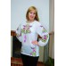 Embroidered blouse "Purple Lilly Mood"